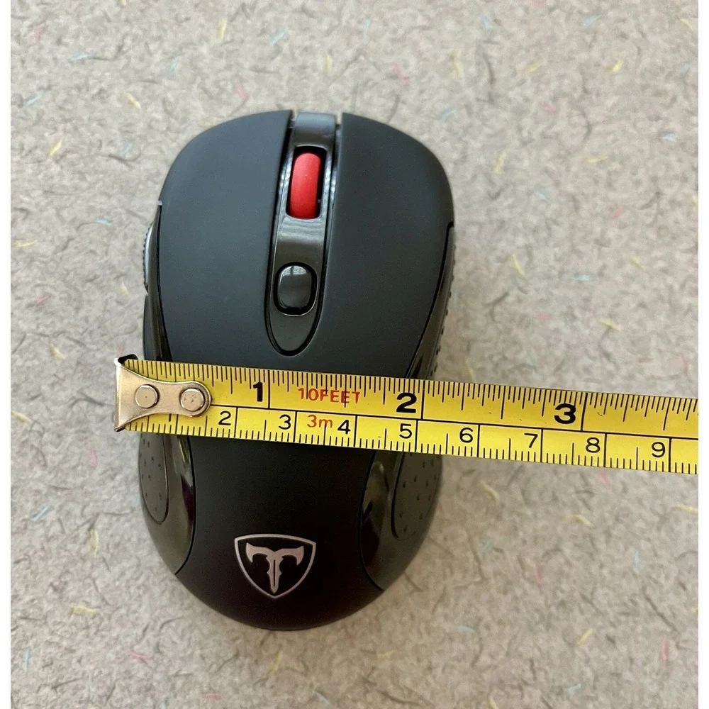 WIRELESS COMPUTER MOUSE Hotweems Model D-16. Battery Included-NO Dongle (PC/MAC)